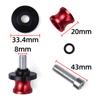 Motorcycle Swingarm Spools Slider 8MM Swingarm Stand Screws Slider Protector For YAMAHA FZX 150 250 700 750