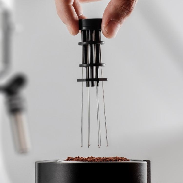 Espressokaffespadel Professionell Pulvernål Pulverfördelningsverktyg Kaffepulvernål ABS-struktur för kaffe