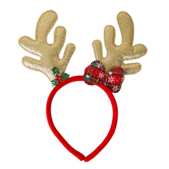 Christmas Headband Reindeer Antler Santa Tree Star Hairband Holiday Dress-up Hair Hoop