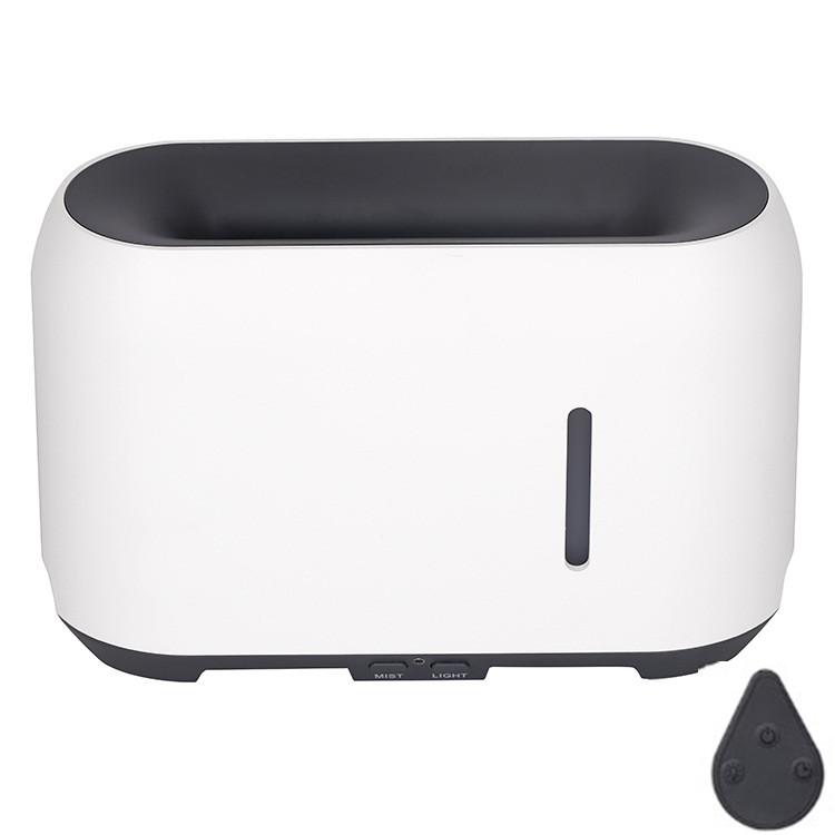 8 kolorów pilot efekt płomienia nawilżacz powietrza elektryczny dyfuzor do aromaterapii symulacja ognia 200ml nawilżacz płomienia