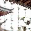 152cm Flower Umbrella Tulip Water Chain Rain Bells Are for Drainage of Eaves of Ancient Buildings Villas In Temple Courtyard