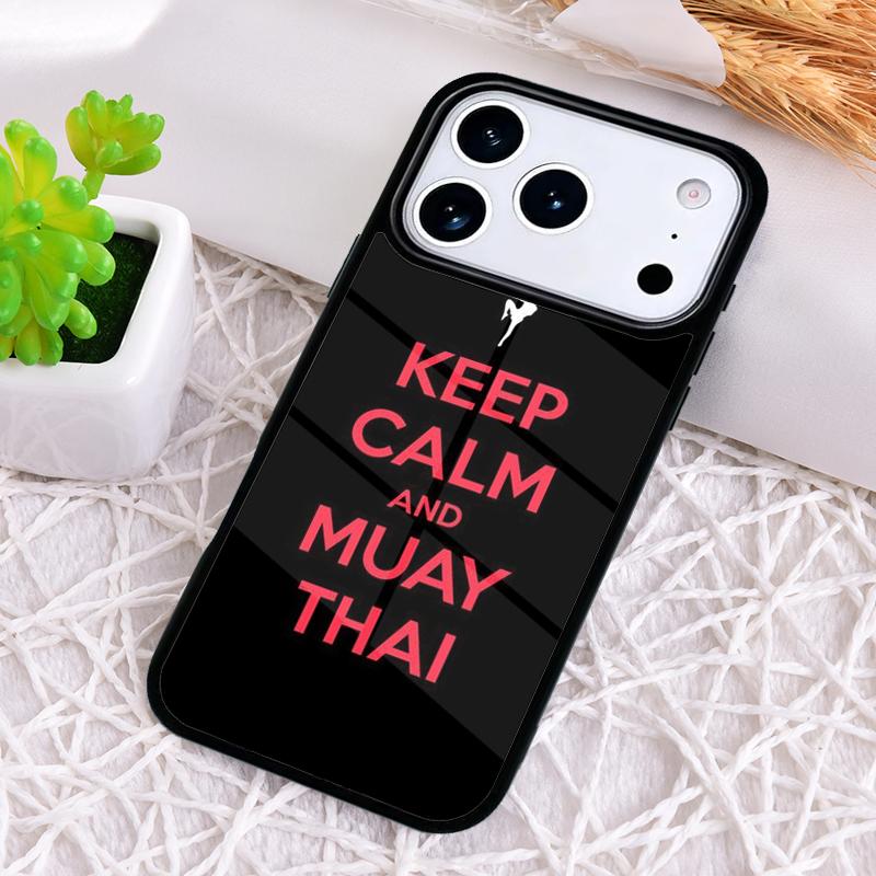Muay Thai Knee Shockproof Phone Case for iPhone 17 Air 16e 15 11 12 14 13 Pro Max Cover Coque