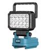 LED Work Light with 2 USB Charging Port for Makita Battery Spotlight Portable Lantern Battery NOT Included