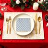 20pcs Disposable Napkins with Snowflake Pattern Print for Wedding,Parties,and Daily Use for Thanksgiving Fall Christmas Table Decoration