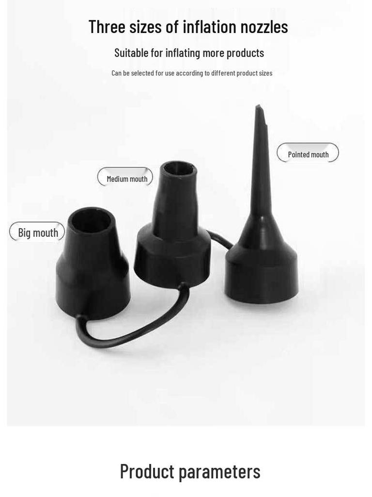 Electric Air Pump for Mattresses, Swimming Rings, Inflatable Toys, and Compression Bags - All-in-One Inflation & Deflation Solution