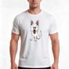 White Swiss Shepherd Dog Calystar Tshirt Summer Casual Cotton Tee Oversized Streetwear Tops Vintage Graphic Print
