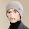 JIUMU Men's Double-Layer Wool Knit Beanie