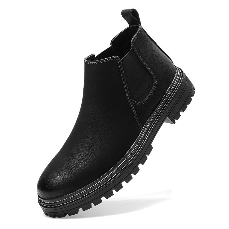 Men's New Leather Outdoor Sports Shoes Casual Shoes Business Leather Board Shoes Boots