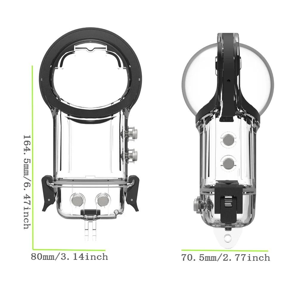 X4 Waterproof Case For Insta360 X4 Underwater 50M Invisible Diving Housing Cover Dive Shell For Insta360 Accessories