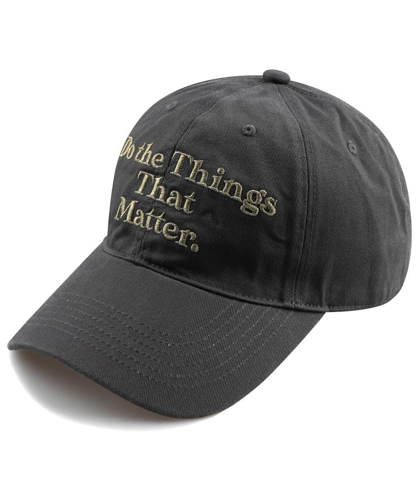 Wig V2 That Matter Washed Ball Cap - Charcoal