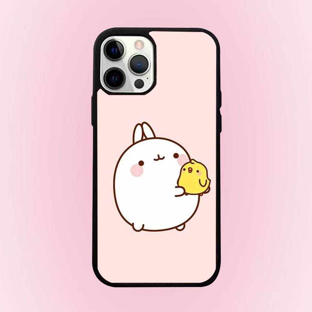 Cute M-Molang-gs Phone Case For iPhone 16e,16,15,14,13,12,11,Plus,Pro,Max,Mini Magsafe Magnetic Wireless Charging