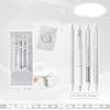 4 Pcs Pressing Pen 0.5mm Retractable Pen Black Ink Gel Pen Neutral Pen Writing Pen Ballet Strap Bows Gel Ink Pen