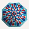 1pc Floral Mandala Automatic Open 8-Rib Windproof Umbrella, Travel & Commuting, Suitable for All Seasons