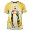 Sommer Rundhals bedrucktes Kurzarm Freizeit-Top Herren Damen T-Shirt