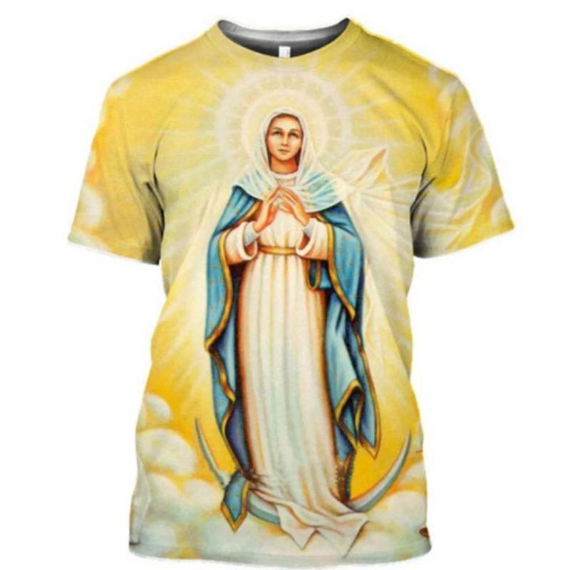 Sommer Rundhals bedrucktes Kurzarm Freizeit-Top Herren Damen T-Shirt