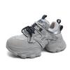 Thick-soled Dad Shoes Women's 2025 Summer New Versatile Breathable Mesh Sneakers Lightweight and Heightening Casual Little White Shoes