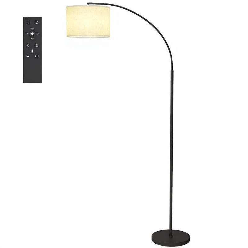 Modern arc floor lamp with remote control, elegant floor lamp, design floor lamp (only with arc floor lamp, battery not included)