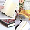 DIY 5D Diamond Painting Diary Book Diamond Art Painting Notebook Kit Crystal Notepad Sketchbook for Birthdays Or Christmas Gifts