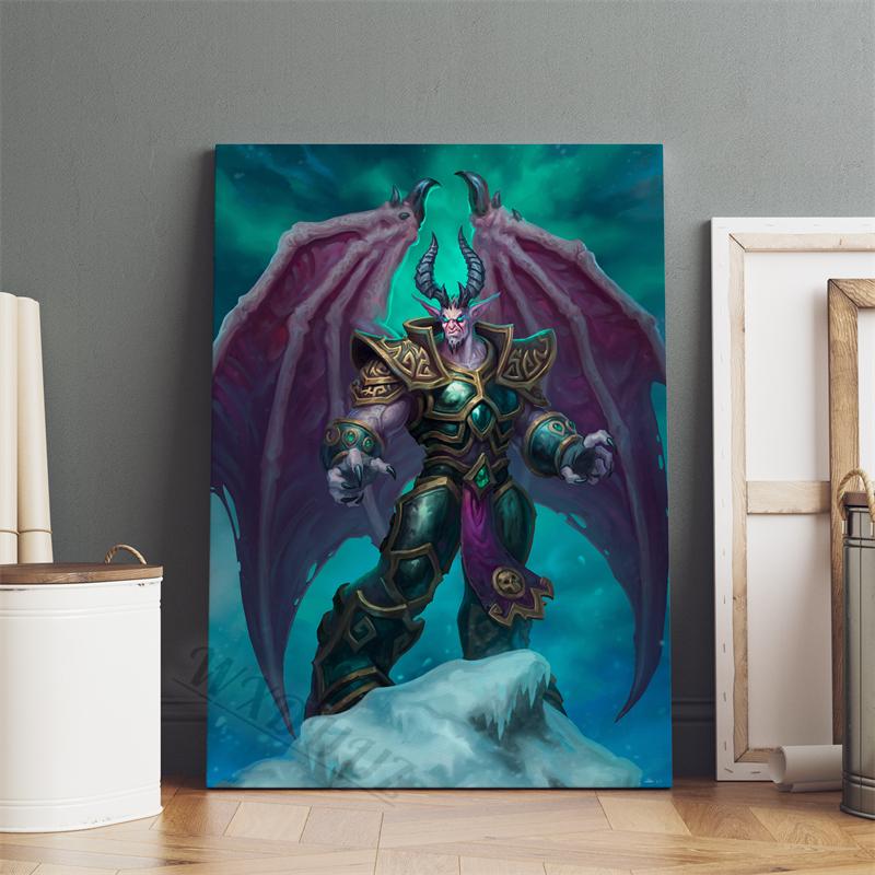 Hearthstone Game Animated Movies Character Pictures For Room Living 80s Retro Art Home Wall Decor Canvas Painting Print Posters