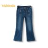 Balabala Mädchen Flauschgefütterte Schlag-Jeans