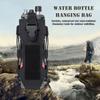 1pc Versatile Molle Water Bottle Bag for Outdoor Travel Backpacking Drawstring Bottle Kettle Holder Carrier Pouch