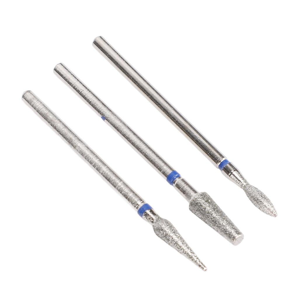 30pcs Nail Drill Bits Individually Wrapped Stainless Steel Manicure Cuticle Removal Nail Drill Bit Set