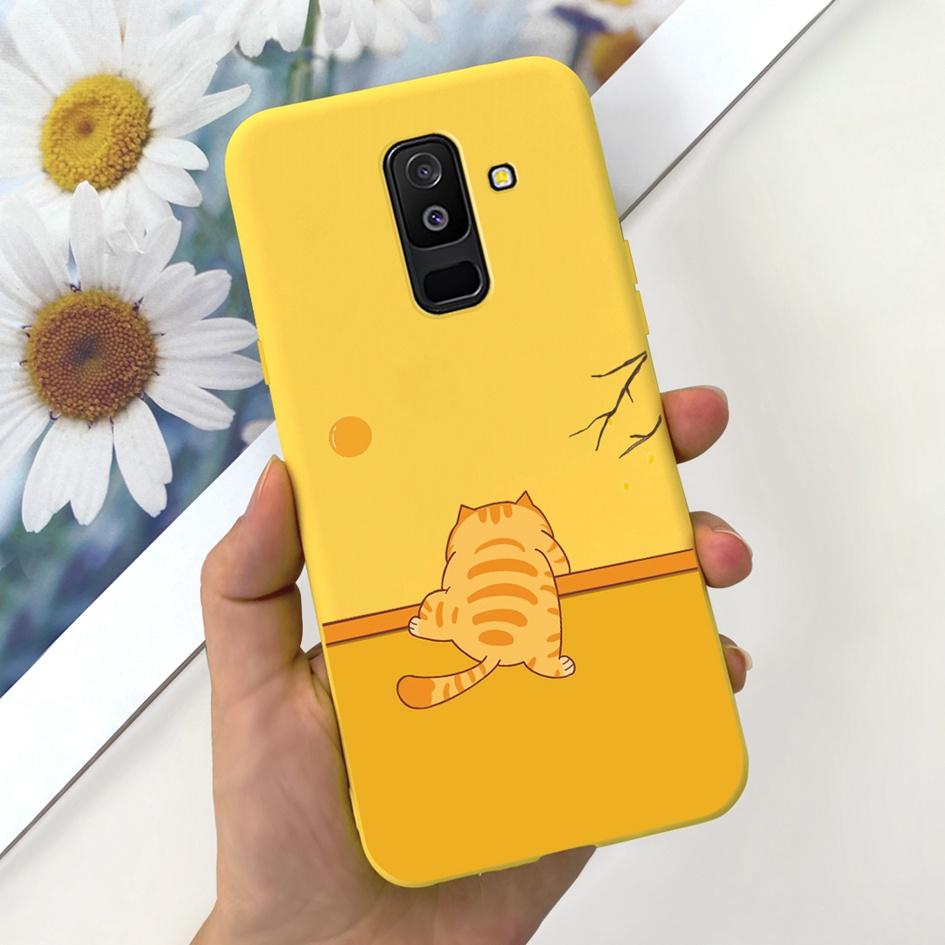 For Samsung Galaxy A6 Plus 2018 Case A605 SM-A605F Phone Cover Cute Astronaut Soft Silicone Funda For Samsung A6 2018 A600F Capa