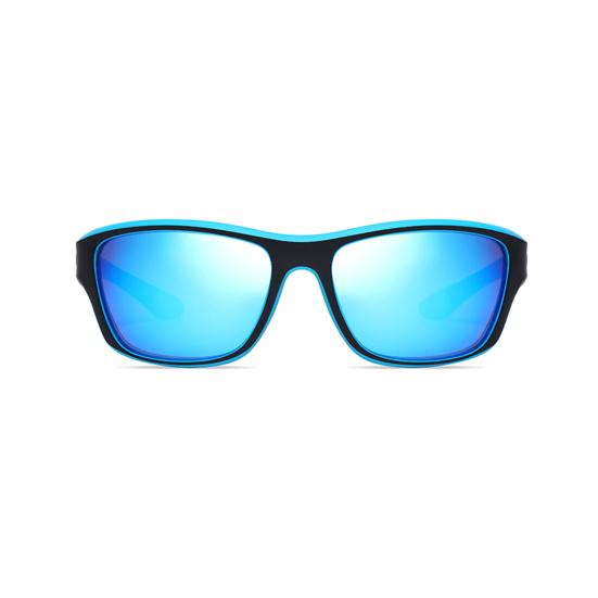 Gafas de Sol Polarizadas Construcción Sólida Resistentes al Deslumbramiento PC Unisex Gafas de Sol con Protección Solar y Almohadilla Nasal para el Hogar