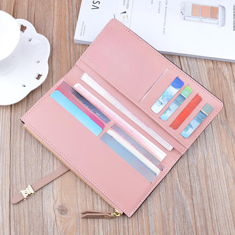 Women's Wallet Long Thin Wallet with Multiple Card Slots