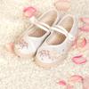 Children's Shoe for Girl Retro Style Embroidered Princess Causal Hanfu Flat Shoes Fashion Cute Rabbit Kids Ancient Dress Shoes