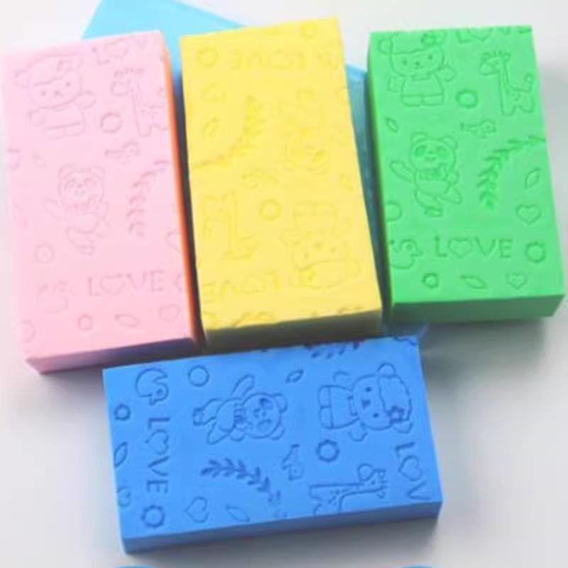 Kinder- & Damen Peelinghandtuch - Schmerzloser Entferner abgestorbener Haut zum Baden & Rückenwaschen