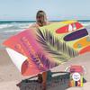 Colorful Ethnic Print Beach Towel Oversized Polyester Travel Bath Towel Quick Dry Outdoor Camping Surf Swim Pool Summer Blanket
