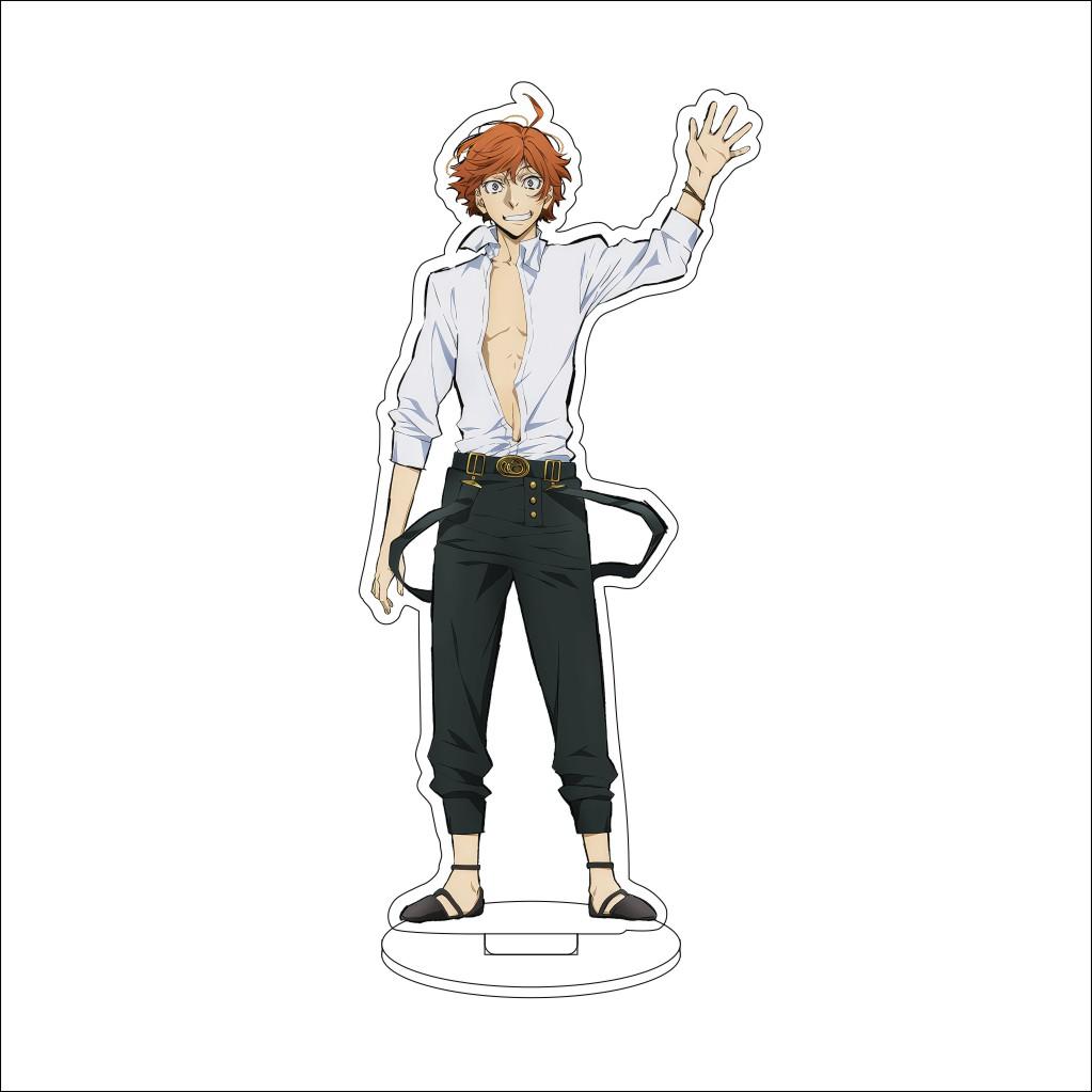 16CM Anime Cosplay Acrylic Stand Ornaments Edogawa Rampo Kunikida Doppo Dazai Osamu Figure Stand Halloween Christmas Gifts