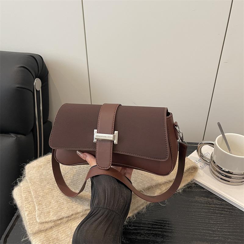 Einschultertasche, Modische und Schlichte Baguette Crossbody-Tasche für Damen