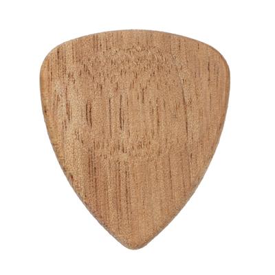Uxcell Wooden Guitar 1 Grooved Wood Pick and Bass Pick, Piece, 3.0mm Extra-thick, (for Electric, Acoustic, Guitars), Brown.