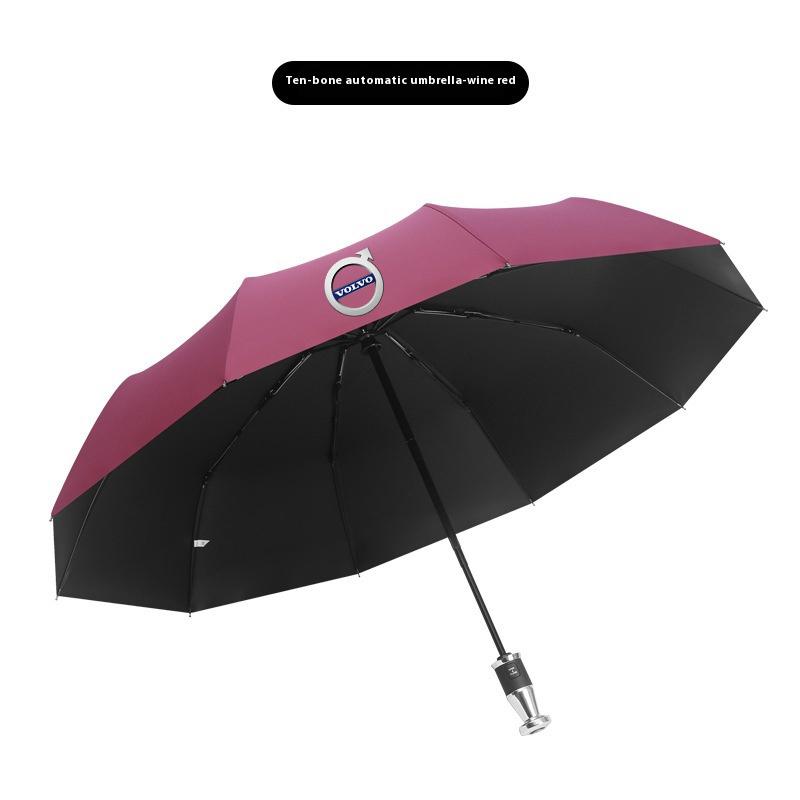 For Volvo XC40 XC60 XC70 XC90 C30 C70 S40 S60 S80 S90 V40 V50 auto Accessories Car Automatic Folding Windproof Sunshade Umbrell