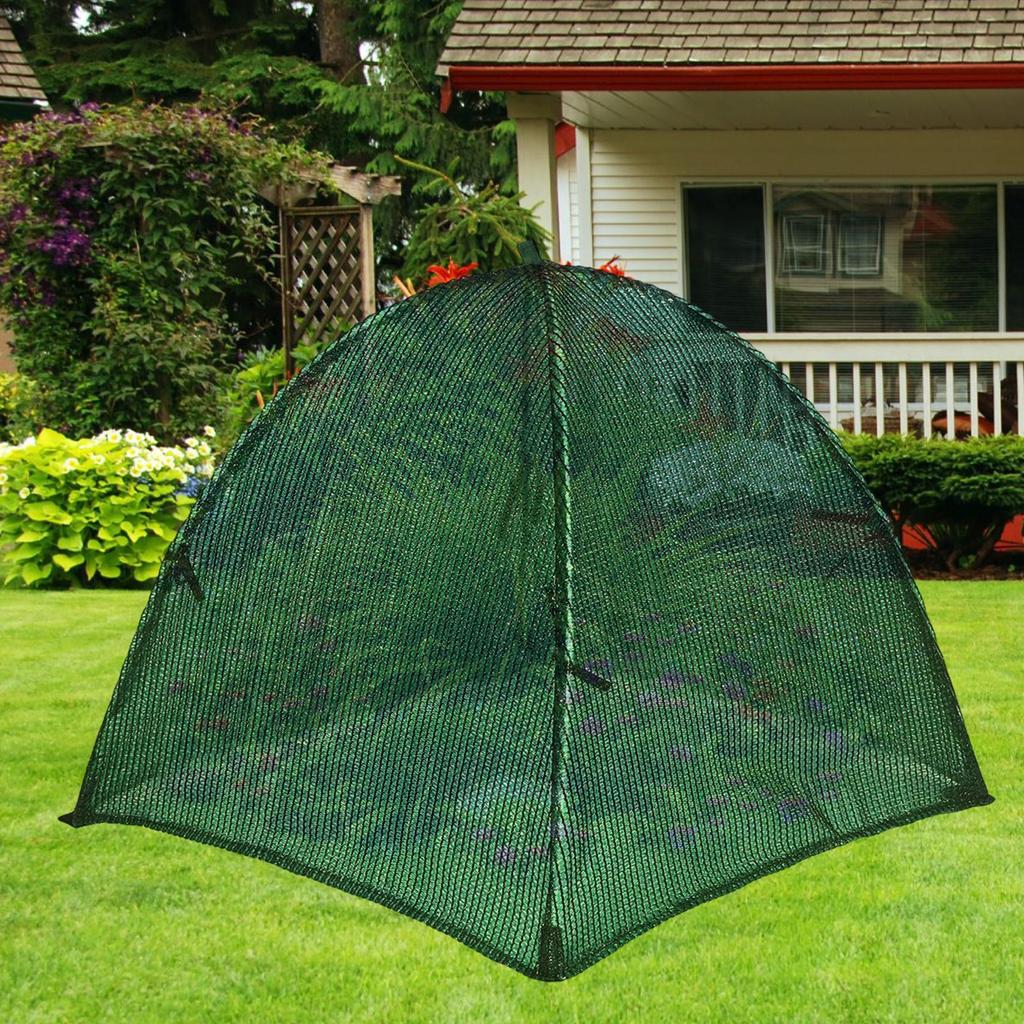 23x23x23Inch Pop Up Plant Shade Tent Sunblock Mesh Plant Shade Gardening Net Cover for Tomato Strawberry Vegetable Chicken Coop