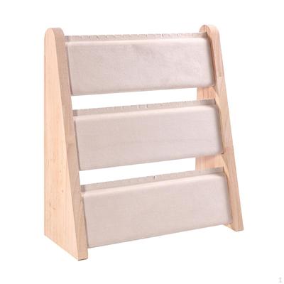 Necklace Display Holder Bracelet Storage Hanger Solid Wood Rack for Counter