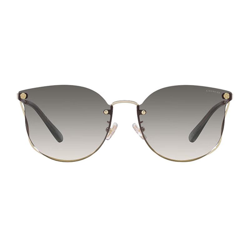 COACH Simple Alloy Irregular Shape Sunglasses Women s золотой