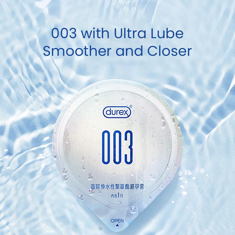 Durex 003 Condom High Elongation Waterborne PU Condom 10 Pcs/box