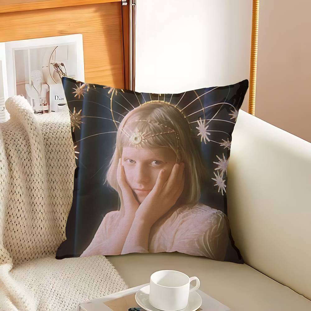 Hot Singer A-Aurora A-Aksnes Pillow Cover Sofa Cushion Cover Home Room Decoration Children Gift