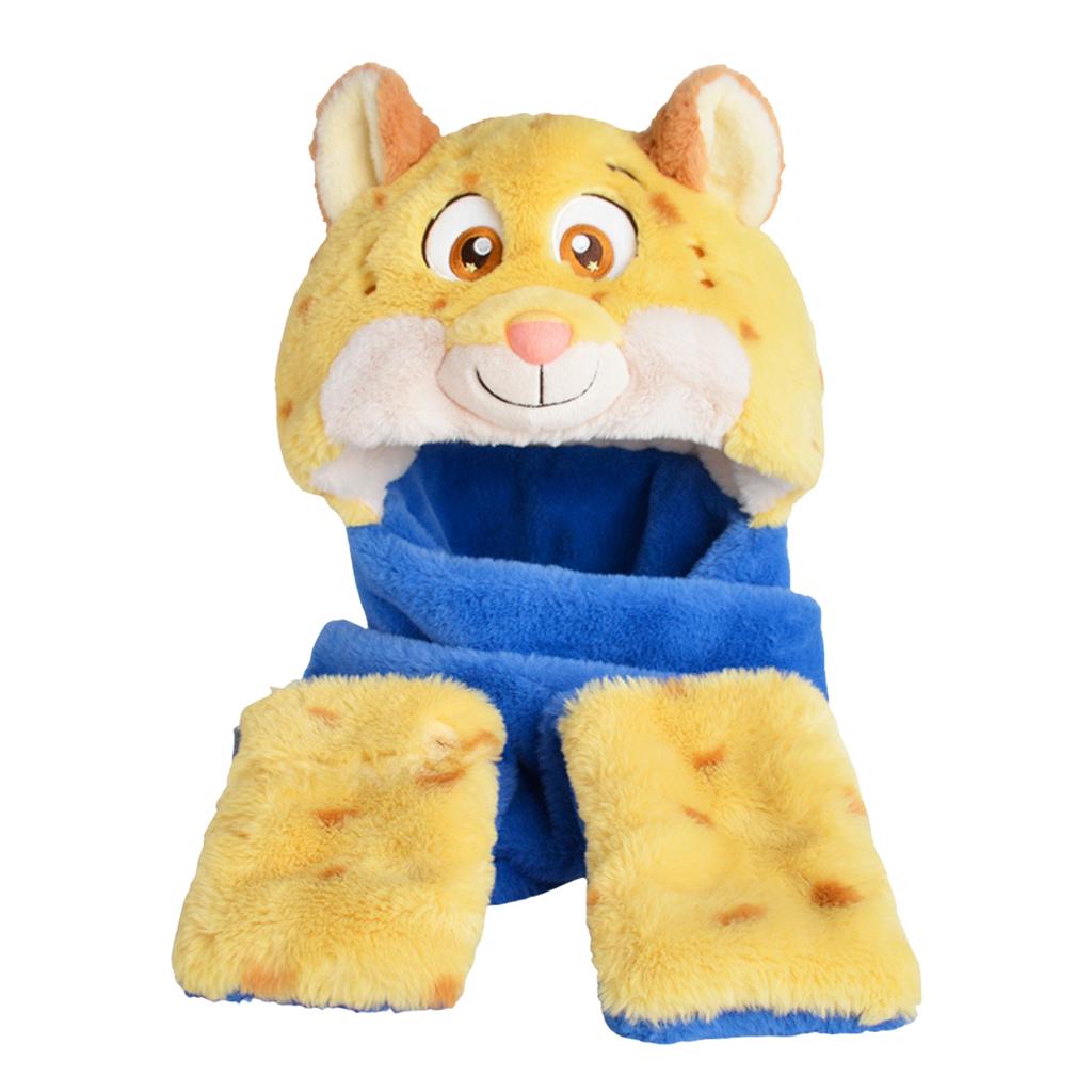 Winter Warm Three Piece Set  Winter Cute Set  Windproof And Warm Gloves And Hats