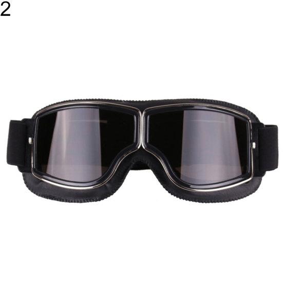 Universelle winddichte Vintage-Motorradbrille für den Außenbereich, Motorradhelm-Brille