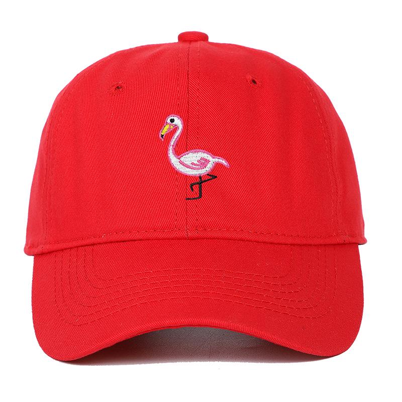 Embroidered Flamingo Soft Baseball Cap for Men & Women - Sun Protection Dad Hat