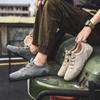 fashion Casual Shoes Suede Leather Classic Lace Up Simple and Fashionable Men's Low Cut Italian Luxury Shoemaker Social Shoes for Men