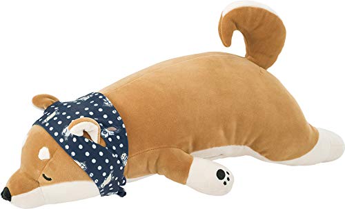 Livheart Cool Mini Cushion "Nemunemu Japon Cool" Shiba Inu Kotaro W45xD21xH12cm 78573-44