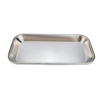 Multi-Function Storage Tray Stainless Steel Lab Instrument Organizer Holder Laboratory Station Square Metal Dish