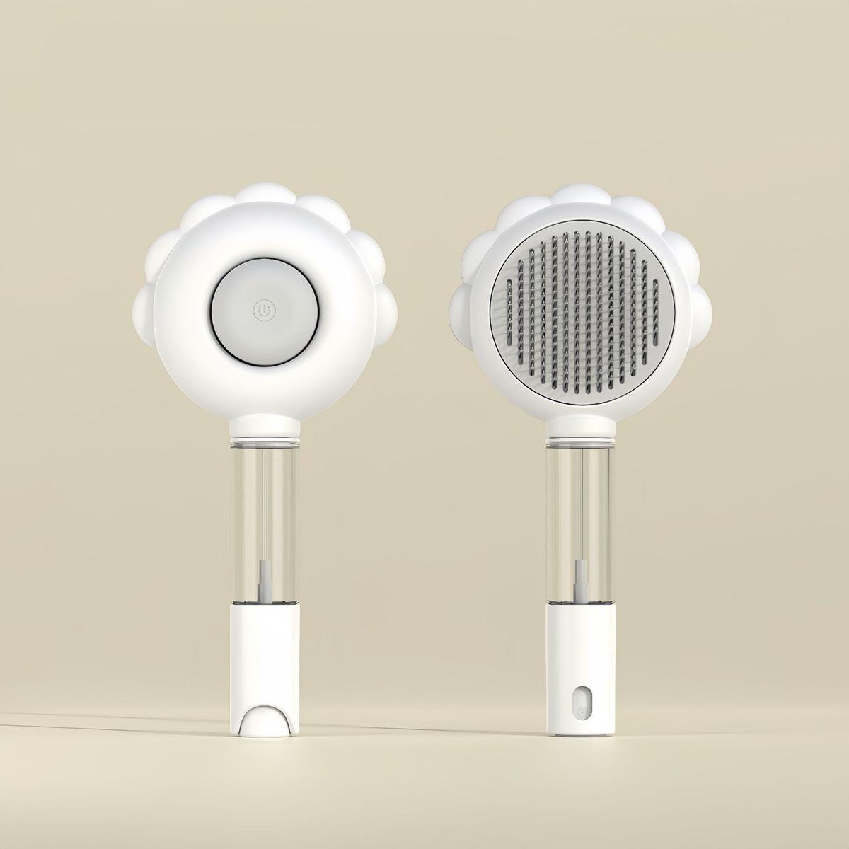 

Новый подсолнух расческа для удаления шерсти домашних животных кошачий спрей массажная расческа анти-летающая самоочищающаяся игольчатая расческа для домашних животных розовый