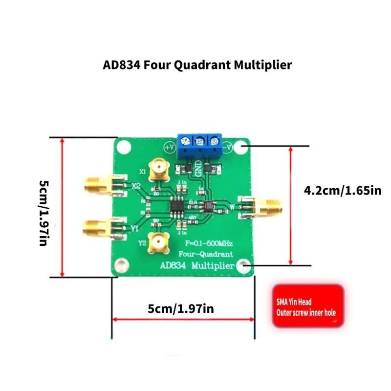 Real Time Multiplier AD834 Module 4-quadrant for RF Power Measurement and Broadband Modulation Applications Fast Speed