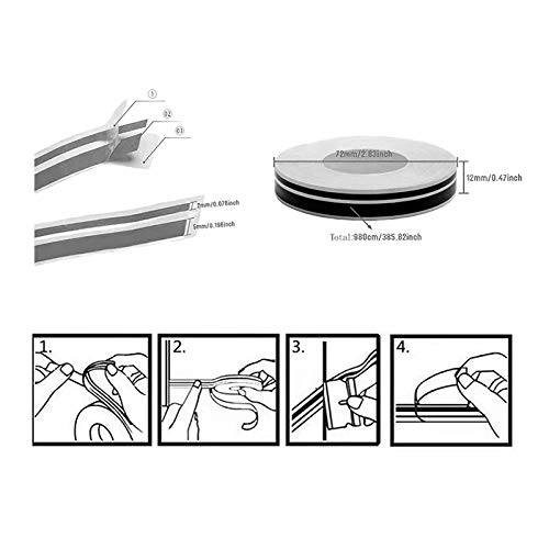 KEQKEV červená páska s proužkem karoserie Nálepka s bočním pruhem na karosérii Nálepka s pruhem pro automobilový průmysl